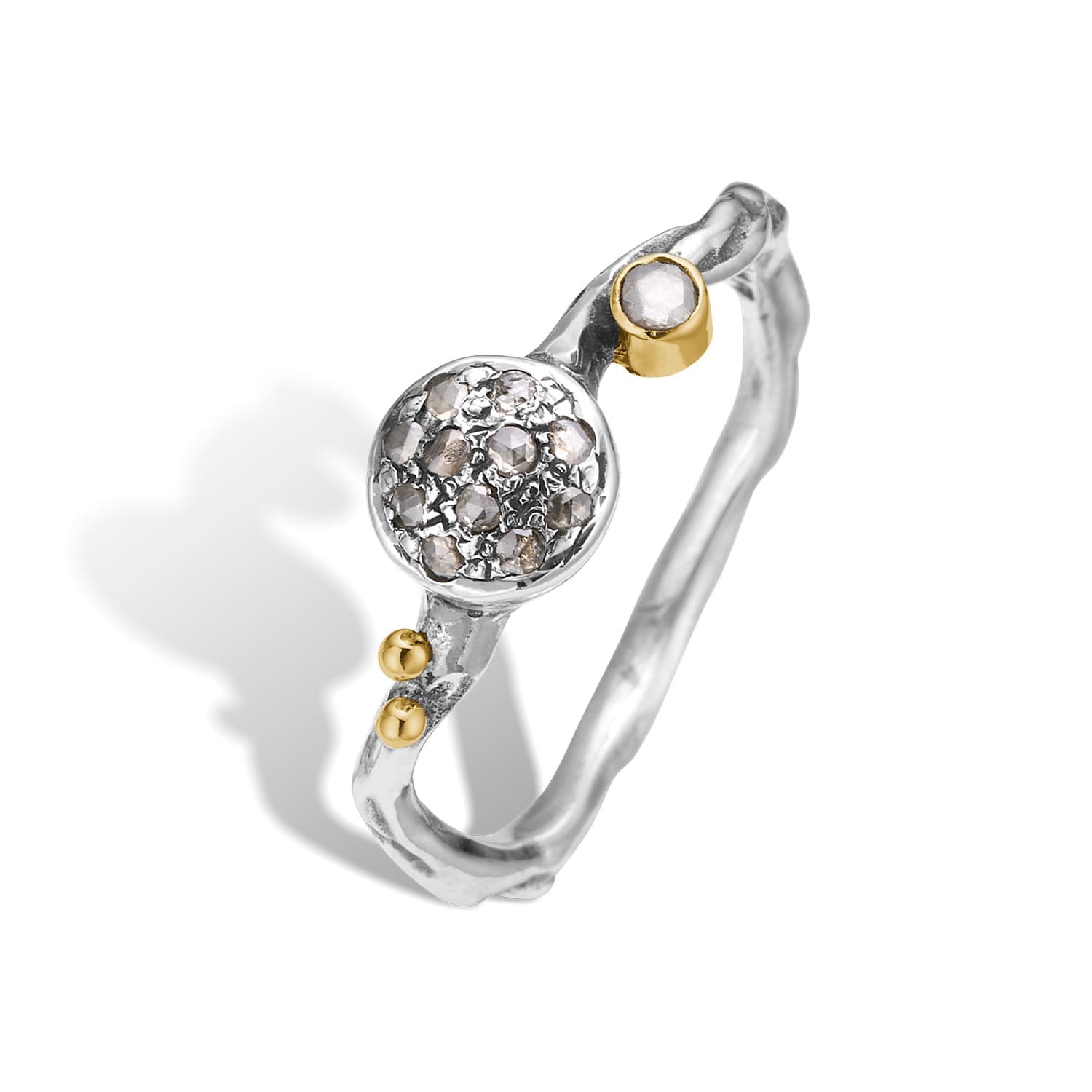 Grace Single Rose Pavé Ring 60