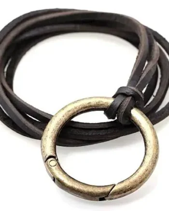 Halskæde Keyhanger   Læder
