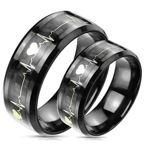 Heartbeat Forlovelsesring Eller Vielsesring Pvd Coat