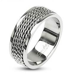 Herrering  Quot Hecta Quot  Rustfrit Stål