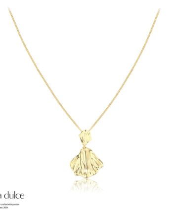 Hulda Long Necklace   Silver