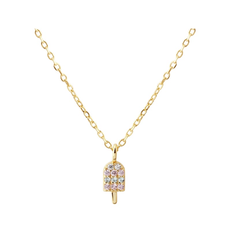 Ice Necklace   Golden