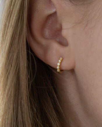 Isabel 10 Mm Guld Hoops