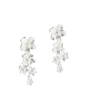 Jasmin Big Earstud   Silver