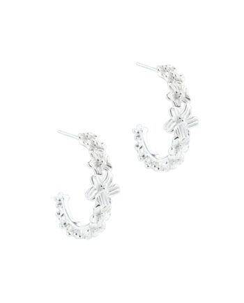 Jasmin Big Hoop   Silver