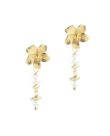 Jasmin Pearl Earstud   Golden