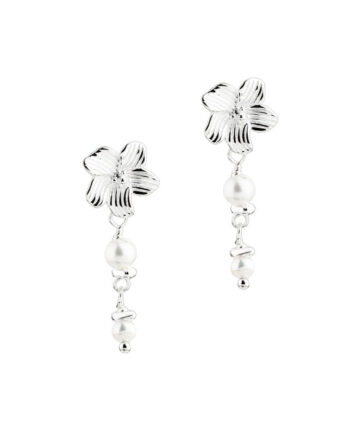 Jasmin Pearl Earstud   Silver