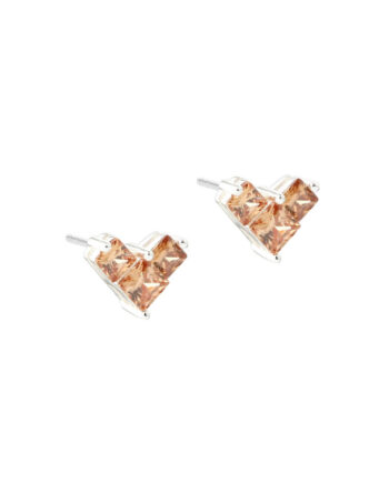 Kara Heart Champagne   Silver