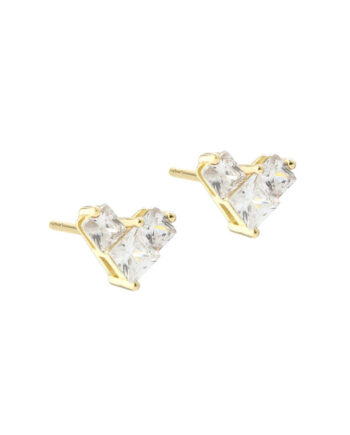 Kara Heart Clear   Golden