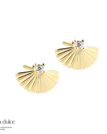 Kaya Fan Earstud   Gold