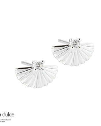 Kaya Fan Earstud   Silver