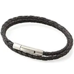 Læderarmbånd 4mm  Quot Daze Quot