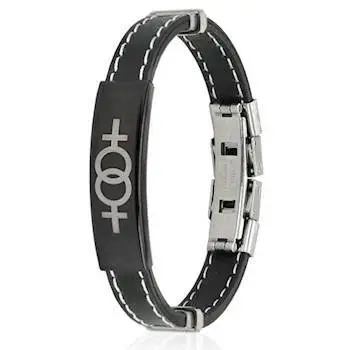 Læderarmbånd  Quot Pride Quot