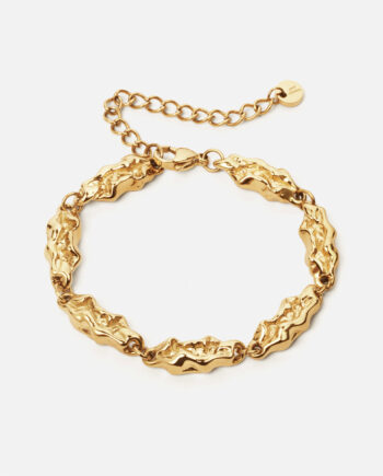 Lava Armbånd 18k Guldbelagt