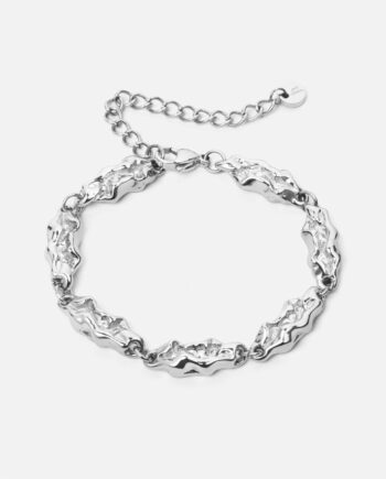 Lava Armbånd Sølvfarvet