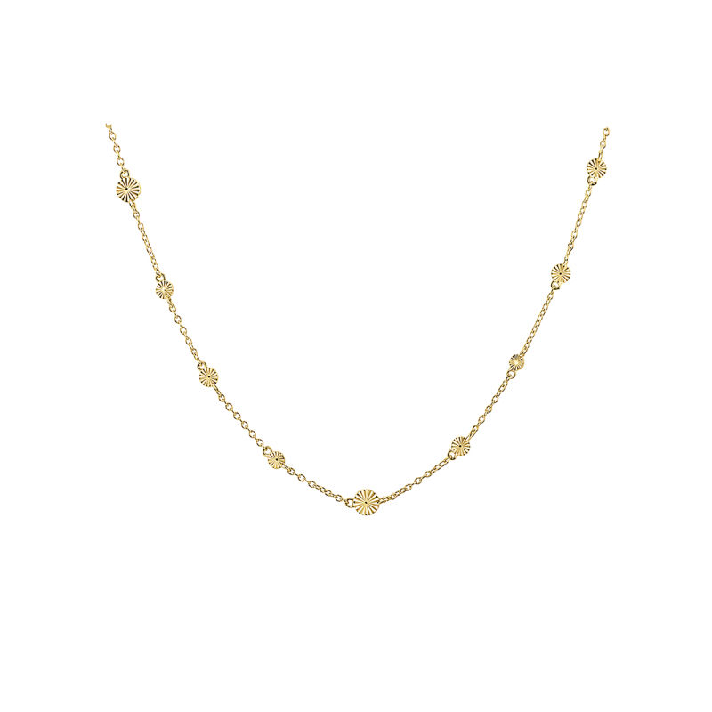 Line Necklace   Golden