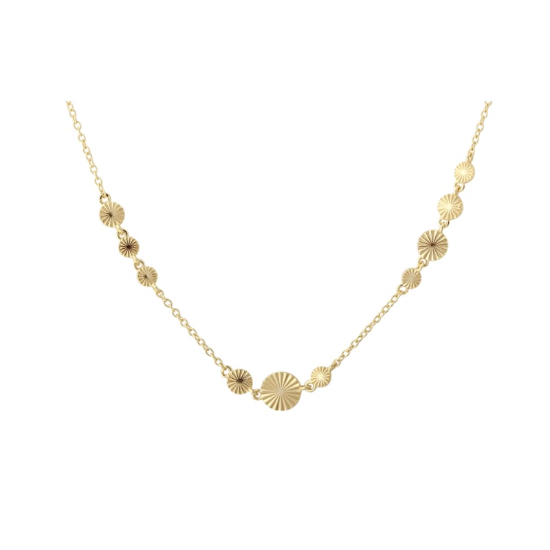 Line Necklace   Golden