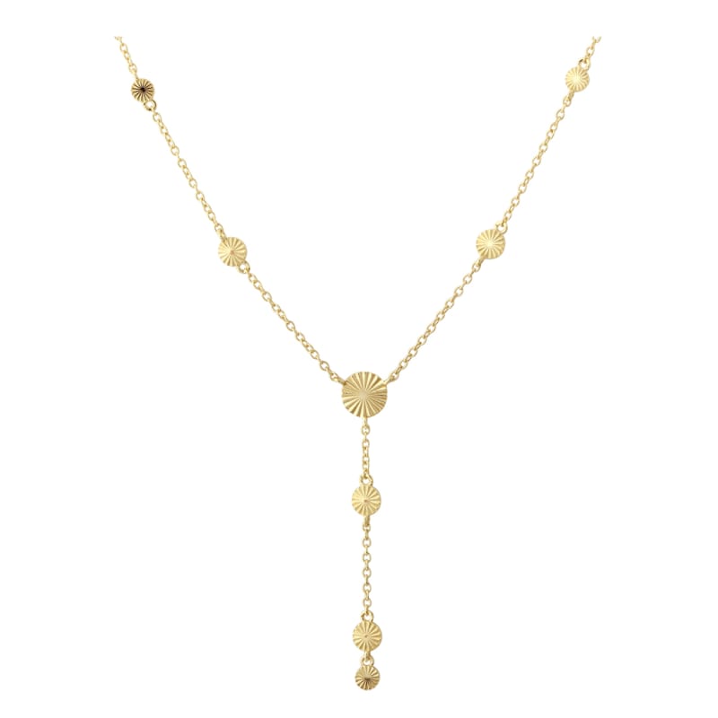 Line Necklace   Golden