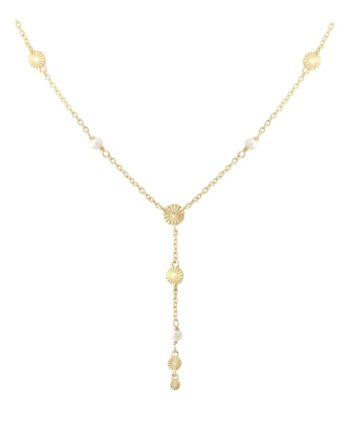 Line Necklace   Golden