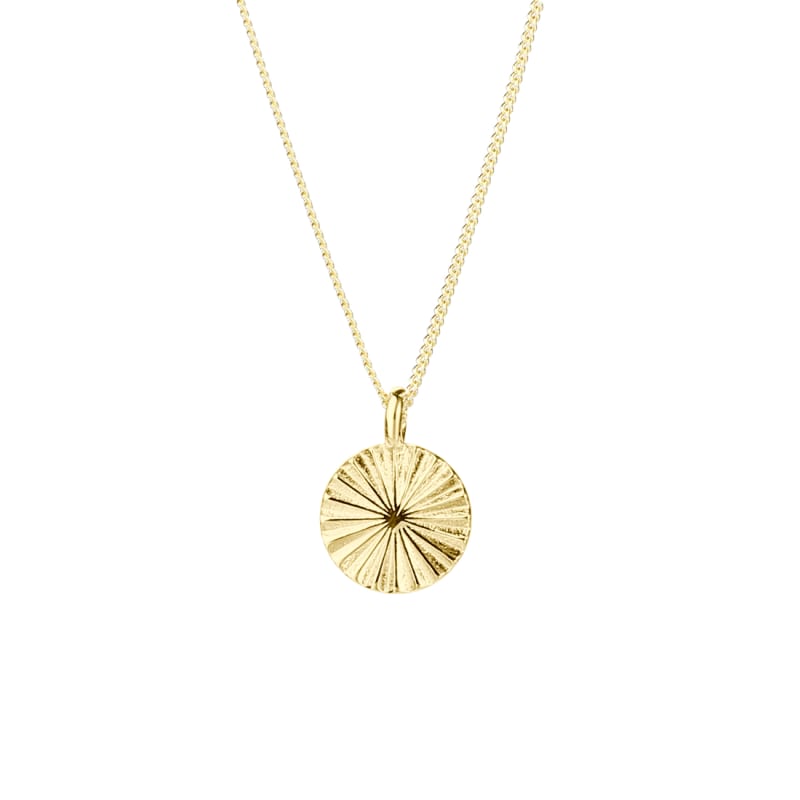 Line Necklace   Golden