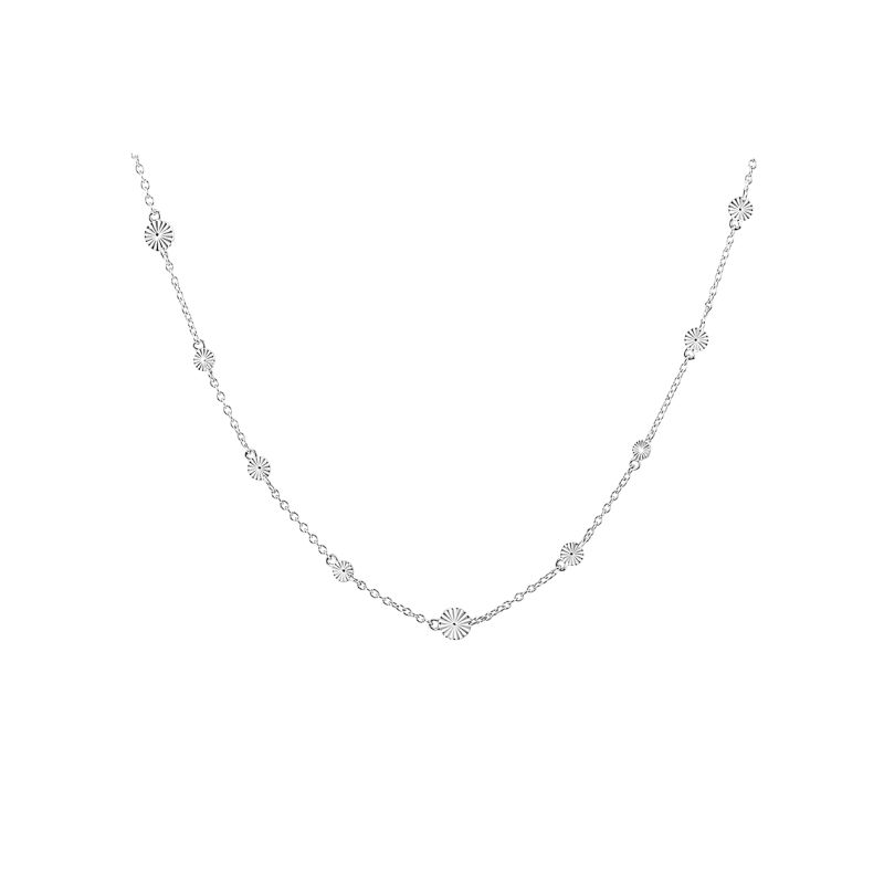 Line Necklace   Silver