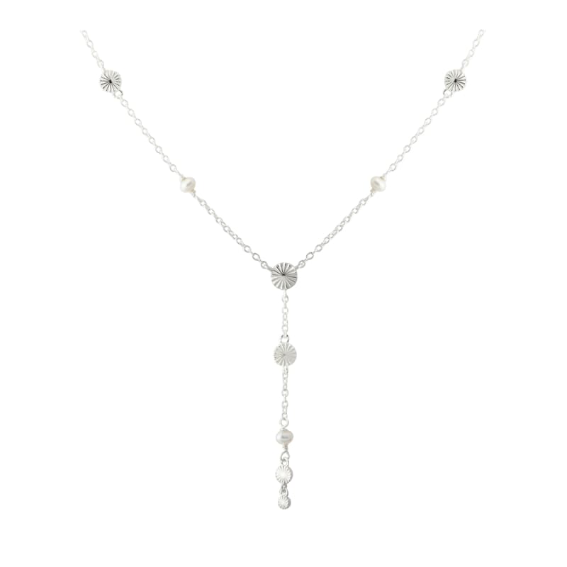 Line Necklace   Silver