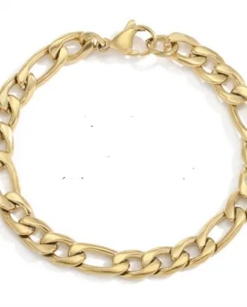 Link Iix Armbånd ædelstål 8mm   14k