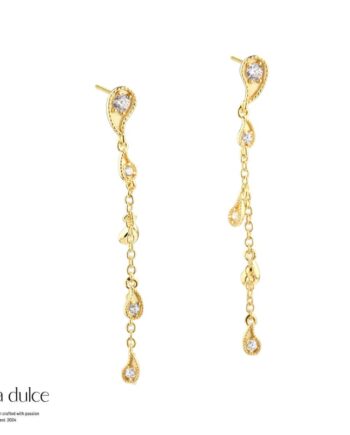 Long Vims Earring   Golden