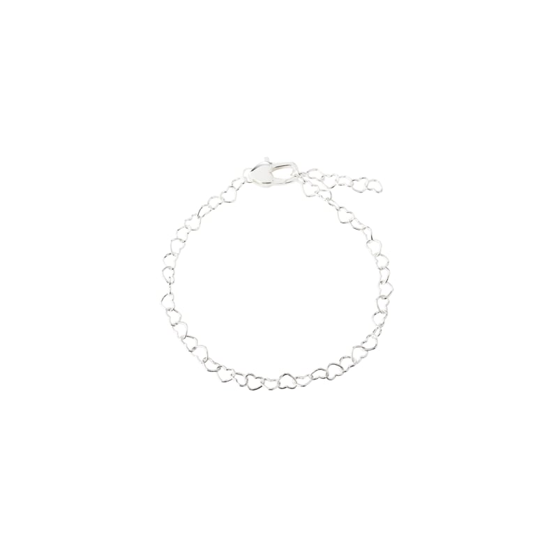 Love Me Heart Bracelet   Silver