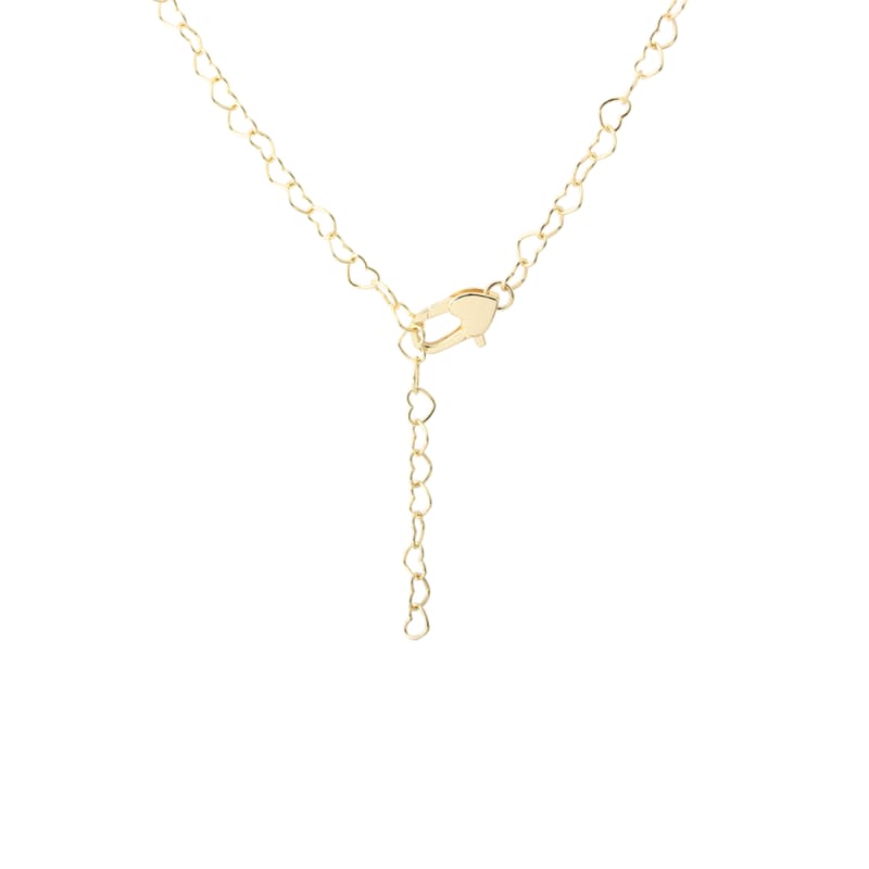 Love Me Heart Necklace   Golden
