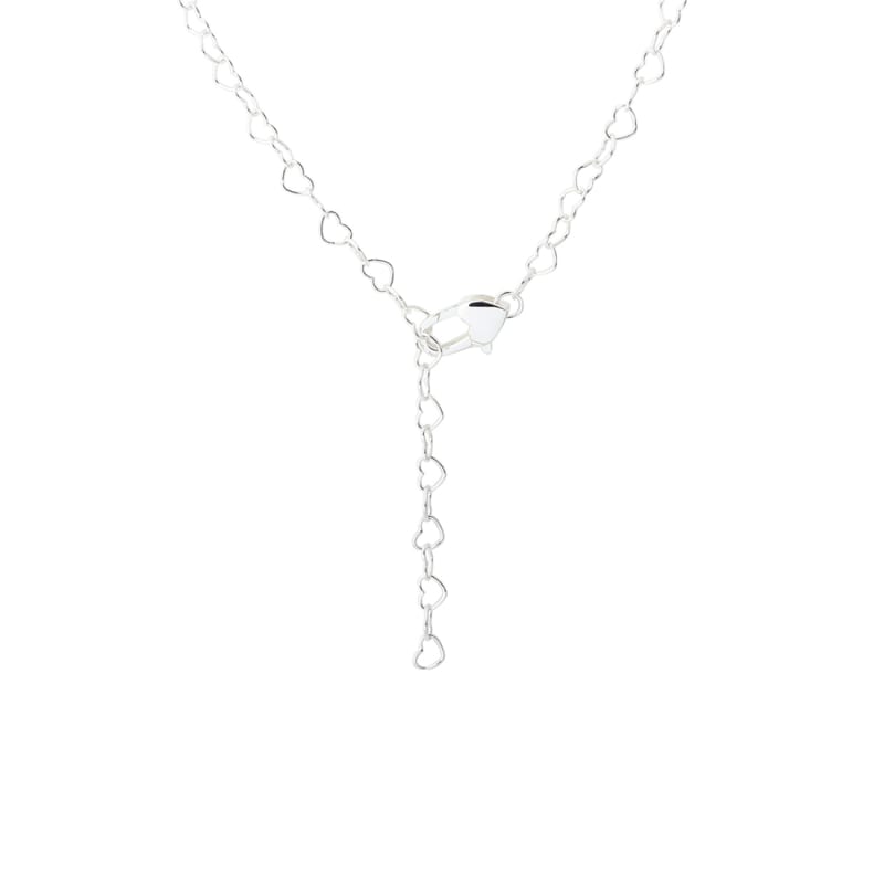 Love Me Heart Necklace   Silver