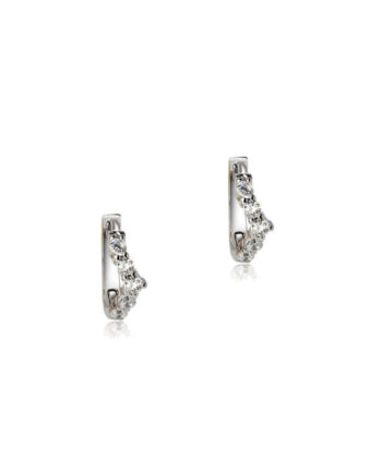 Love Me More Hoop   Silver