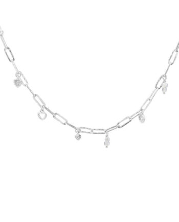 Love Me More Necklace   Silver