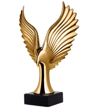 Luigi Ricci Guld ørn Statue   Figur