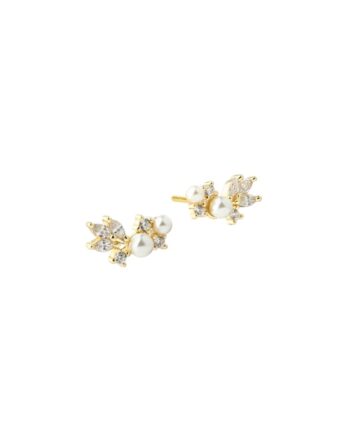 Lumi Pearl Earstud   Golden