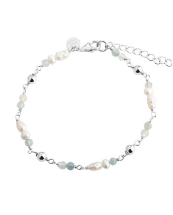 Lunella Blue Bracelet   Silver