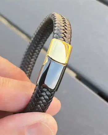 Major Black And Gold   Fiberlæder