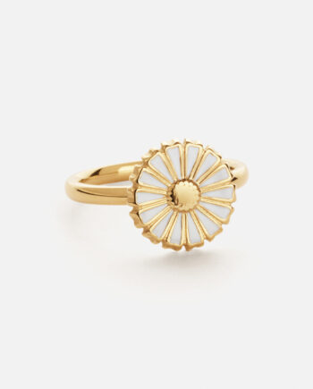 Marguerit Ring 18k Guldbelagt