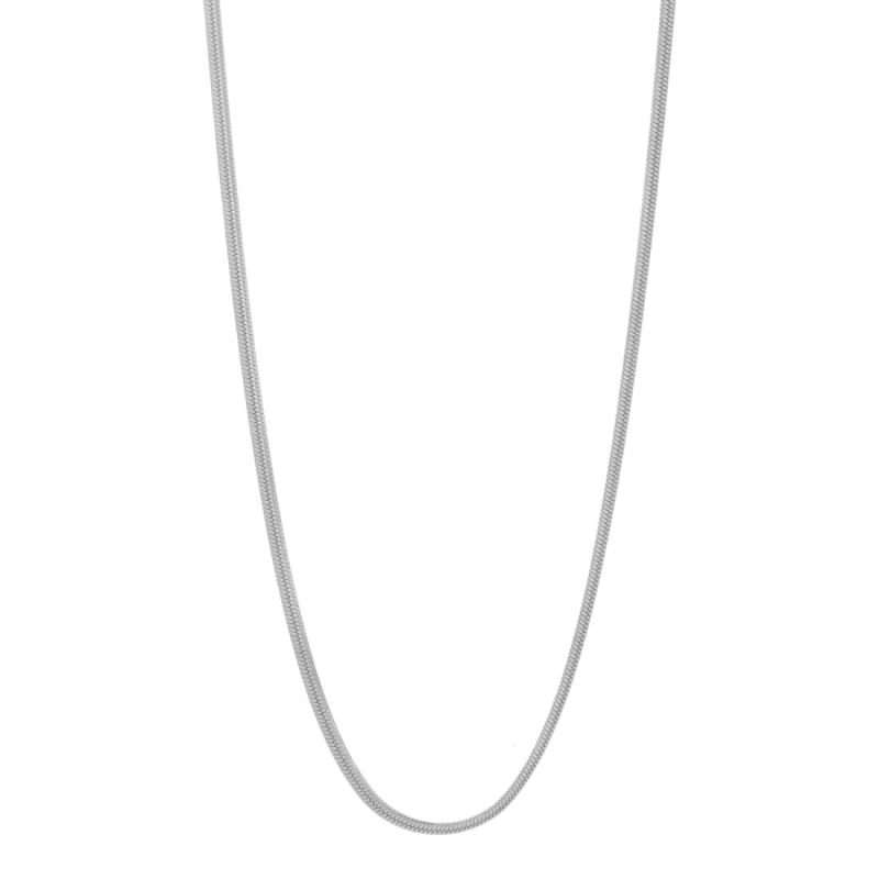 Marla Necklace Long   Silver