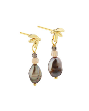 Meadow Brown Earring   Golden