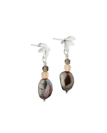 Meadow Brown Earring   Silver