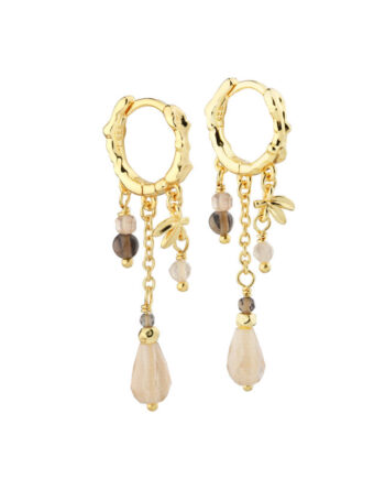Meadow Rose Hoop   Golden