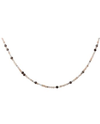 Meadow Rose Necklace   Silver