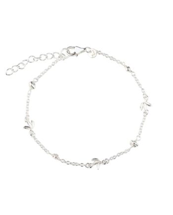 Meadow Simple Bracelet   Silver