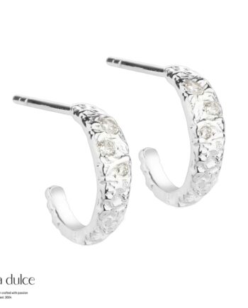 Mess Hoop Clear Small   Silver