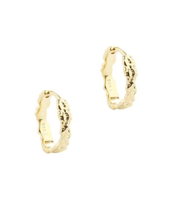 New Mila Hoop   15 Mm  Golden