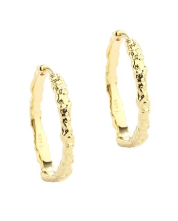 New Mila Hoop     25 Mm  Golden