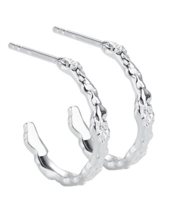 Mila Hoop 15 Mm   Silver