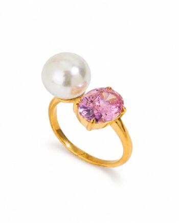 Mira Pink Ring   Bay