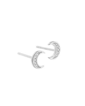 Moon Earstud   Silver